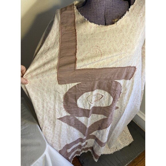 Evolve Artist Smock Magnolia Pearl Maxi Shirt Dress LOVE Heart Quilted  POCKETS! - Picture 6 of 16